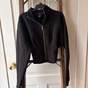 Forever 21 Black Bomber Jacket